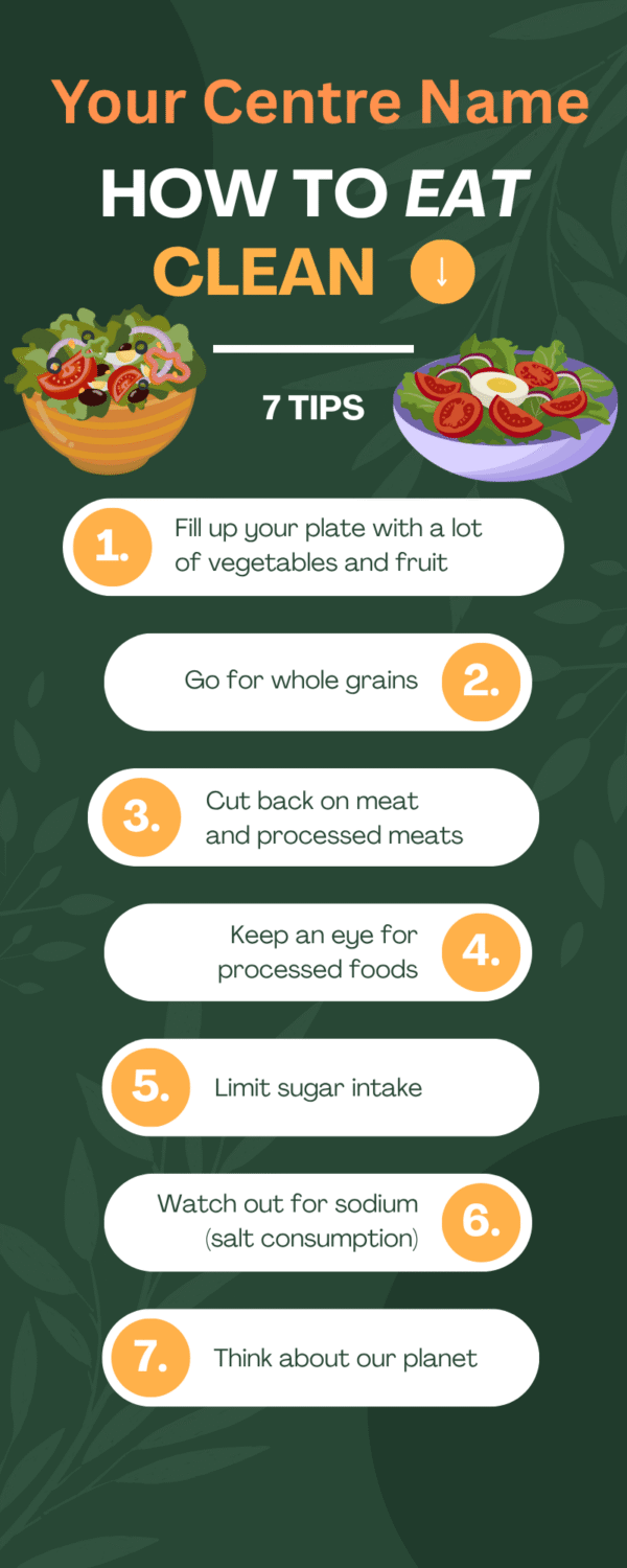tips to clean food